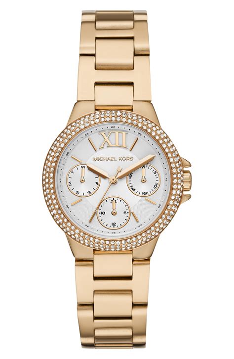 michael kors camille bracelet watch|Michael Kors camille pave watch.